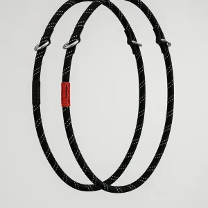10.mm rope loop black reflective