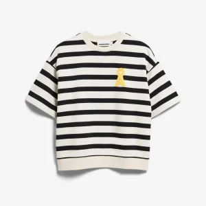 Creme gestreept sweatershirt bamikaa