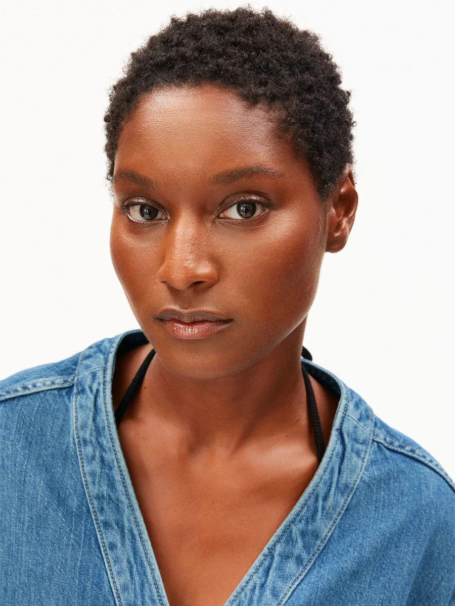 Denim jacket met linnen - Afbeelding 7