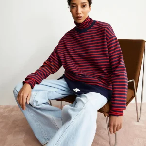 Rood gestreepte longsleeve frankaa maarlen