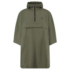 Agu go grant poncho essential army green one size