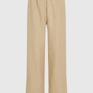 Beige linnen broek lyra