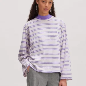 Gestreepte longsleeve verlee