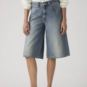 Denim super baggy jorts