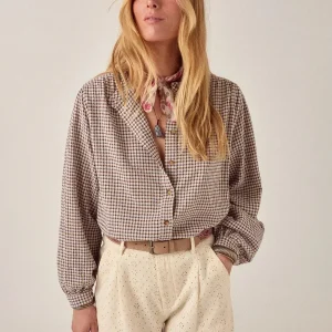 Geruite blouse vichy linda