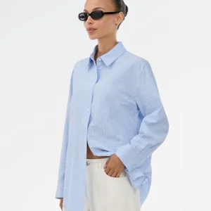 Gestreepte blouse viggemd stripe shirt