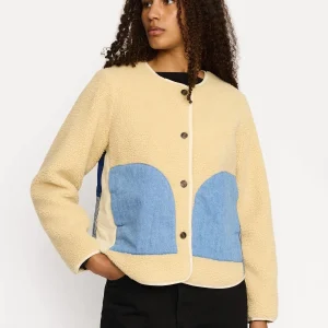 Teddy block jacket